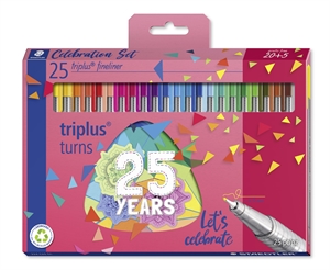 Staedtler Fineliner Triplus 0,3mm 25 Jahre Packung (20+5)